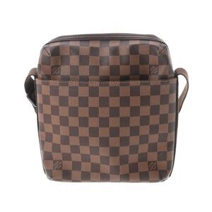 Louis Vuitton Damier Ebene Trotteur Brown Canvas Shoulder Bag